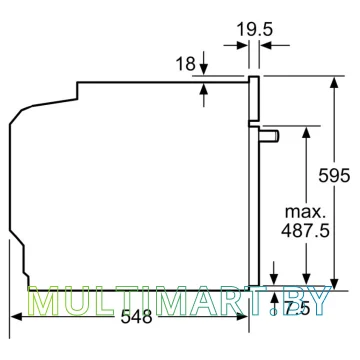 Электрический духовой шкаф Bosch HBG635BS1 картинка 7